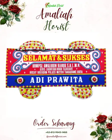 Papan Bunga Ucapan Selamat Subamia